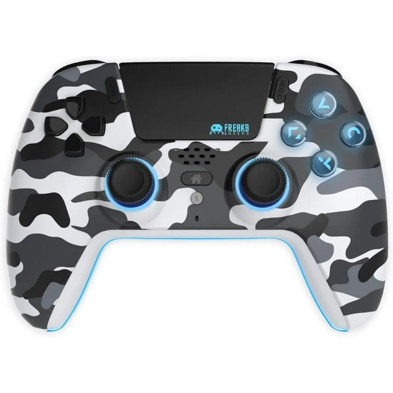 Manette Trade Invaders White Camo Bluetooth PS5 LED