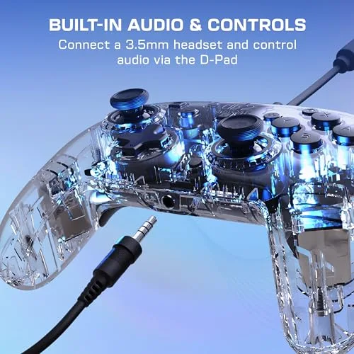 Manette Turtle Beach Afterglow Switch 2 RGB Filaire Transparente - vue 8