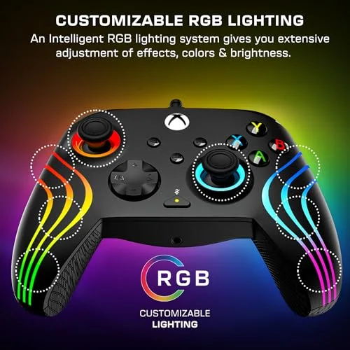 Manette Turtle Beach Afterglow Wave filaire Xbox PC LED - vue 3