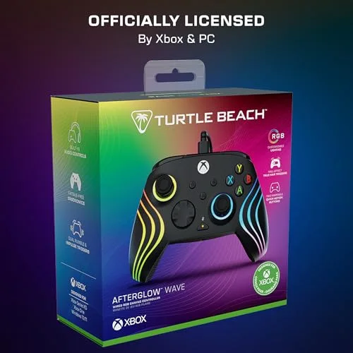 Manette Turtle Beach Afterglow Wave filaire Xbox PC LED - vue 9