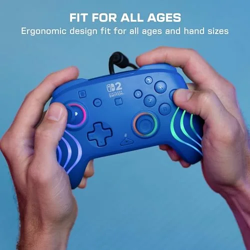 Manette Turtle Beach Afterglow Wave RGB filaire Switch 2 - vue 8