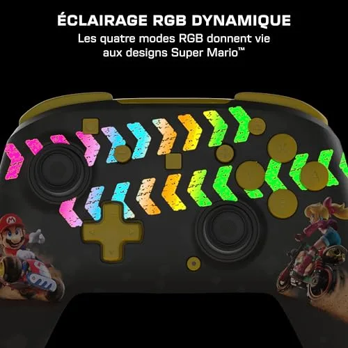 Manette Turtle Beach Rematch RGB Mario Kart World Switch 2 - vue 7