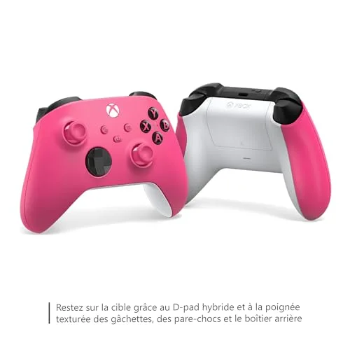 Manette Xbox Wireless Controller Microsoft Blanc Rose - vue 4