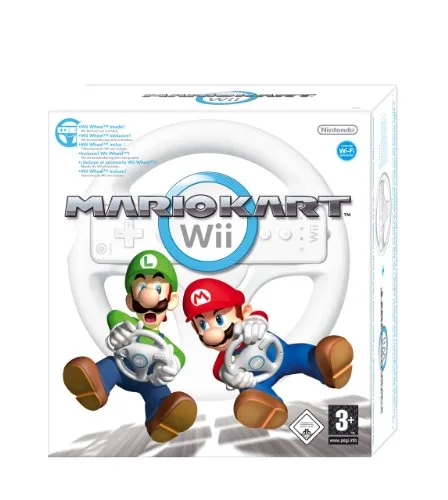 Nintendo Mario Kart Wii + Volant Wii Wheel