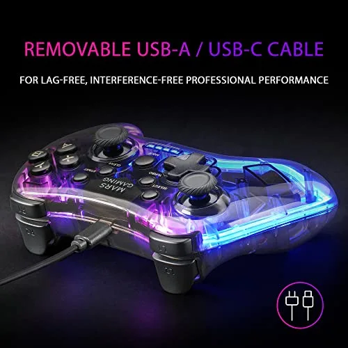MARS GAMING Manette de jeu fil - vue 7