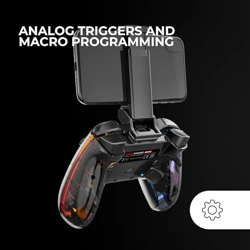 Mars Gaming Mgp-bt2 Gamepad Bluetooth 5.0 Rgb Neon Adaptador Universal Smartphone Hasta 7 - vue 4