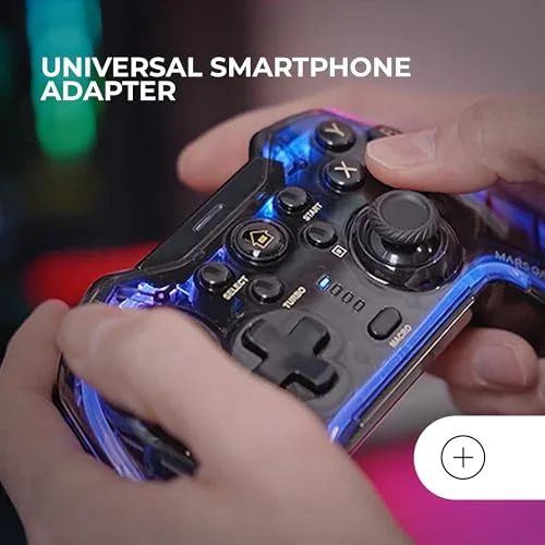 Mars Gaming Mgp-bt2 Gamepad Bluetooth 5.0 Rgb Neon Adaptador Universal Smartphone Hasta 7 - vue 5