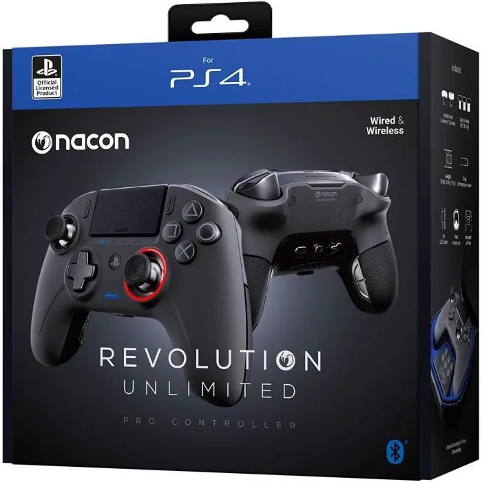 Nacon Revolution Unlimited Pro Controller PS4 PC Sans Fil