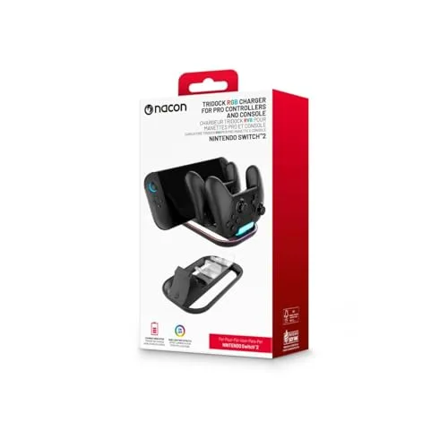 Nacon Station de Charge pour Nintendo Switch et 2 Manettes Pro - vue 2