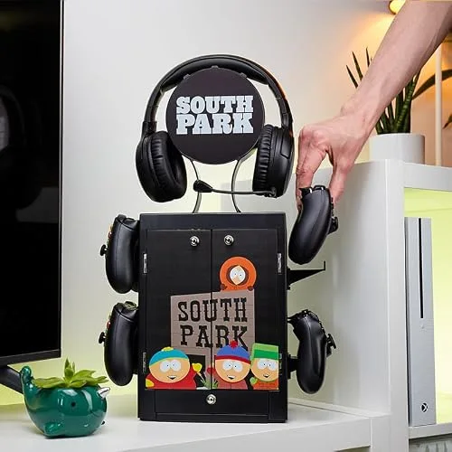 Numskull - Meuble de rangement inspiré de South Park pour gamer pour 4 manettes - 10 jeux - 1 casque - vue 3