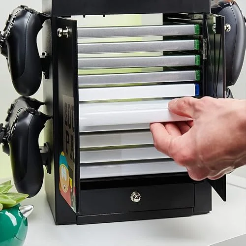 Numskull - Meuble de rangement inspiré de South Park pour gamer pour 4 manettes - 10 jeux - 1 casque - vue 7