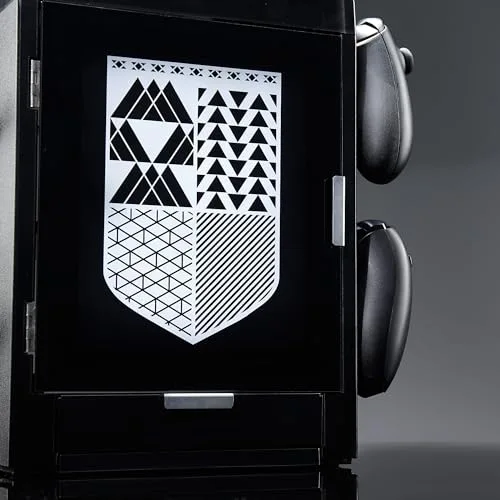 Numskull - Meuble de rangement lumineux inspiré du logo de Destiny pour gamer pour 4 manettes - 10 jeux - 1 casque - vue 3