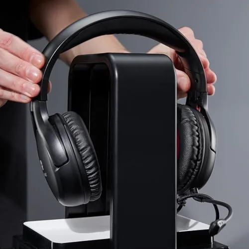 Numskull - Meuble de rangement lumineux inspiré du logo de Destiny pour gamer pour 4 manettes - 10 jeux - 1 casque - vue 4