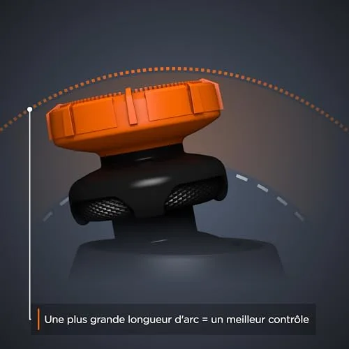 Pack de 2 Call Of Duty BO7 Performance Thumbsticks - STEELSERIES - KontrolFreek - Pour manettes PS5PS4 - Orange - vue 3