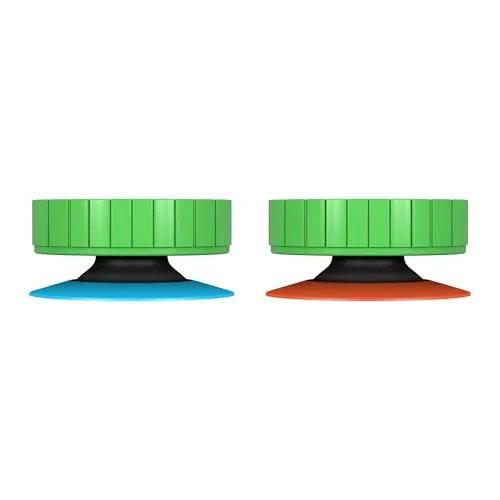 Pack de 2 Minecraft Performance Thumbsticks - STEELSERIES - KontrolFreek - Creeper Edtion - Pour JoyCon Switch 2 - Vert - vue 3