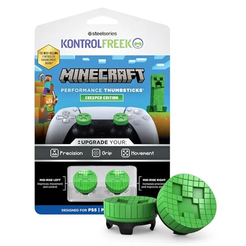 KontrolFreek Minecraft Creeper Edition Performance Thumbsticks PS5 PS4