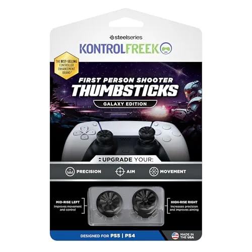 Pack de 2 Thumbsticks FPS Galaxy - STEELSERIES - KontrolFreek - Pour manettes PS5 - Noir - vue 6