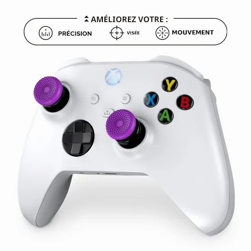 Pack de 2 Thumbsticks - STEELSERIES - KontrolFreek - Frenzy Edition - Pour manettes Xbox Series et Xbox One - Violet - vue 5