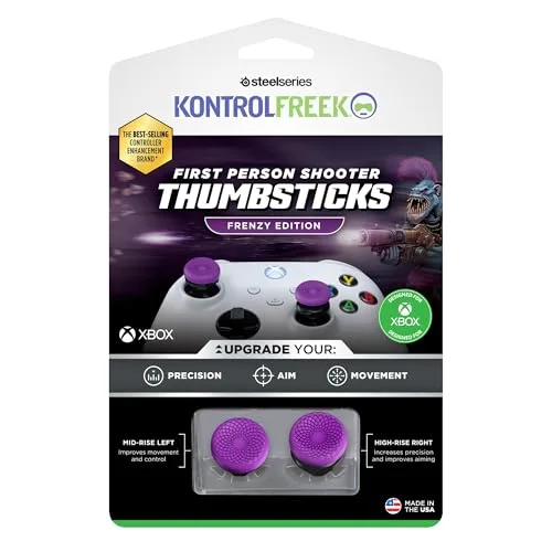 Pack de 2 Thumbsticks - STEELSERIES - KontrolFreek - Frenzy Edition - Pour manettes Xbox Series et Xbox One - Violet - vue 6
