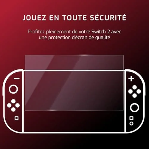 Pack de démarrage - ONLAN - Nintendo Switch 2 - Sacoche noire + Protection décran + Thumbsticks - vue 3