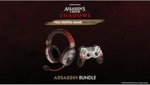 Pack Lexip Assassin's Creed Shadows - Manette + Casque + Jeu PC - vue 2