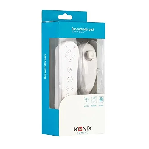 Pack Manettes Blanches Konix Wii - Wii U - vue 3