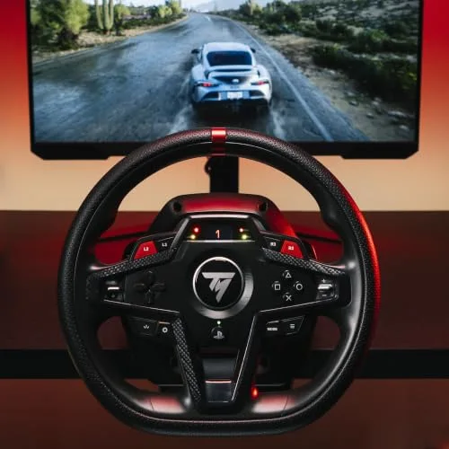 Pack volant - THRUSTMASTER - T248R Shifter Pack - Volant T248R - Levier de vitesse TH8S - Pédalier PC PlayStation - vue 3