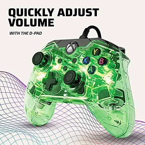 PDP Afterglow Noir Bleu Transparent USB Manette Xbox - vue 3