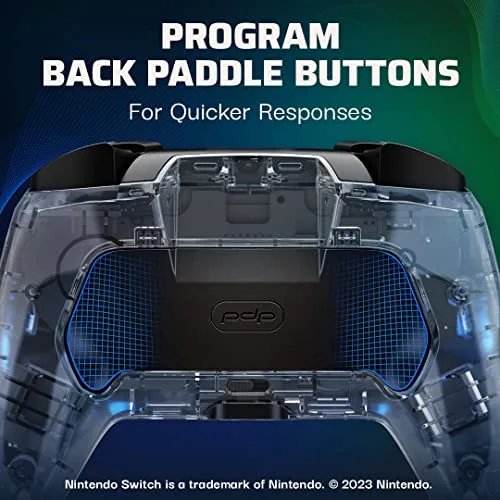 PDP Afterglow Noir Transparent Manette Switch - vue 2