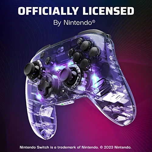 PDP Afterglow Noir Transparent Manette Switch - vue 4