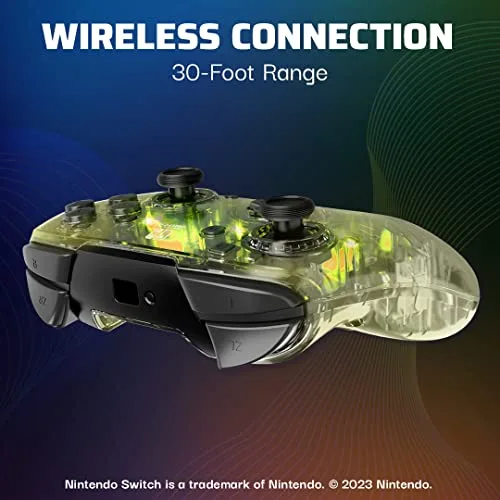PDP Afterglow Noir Transparent Manette Switch - vue 5