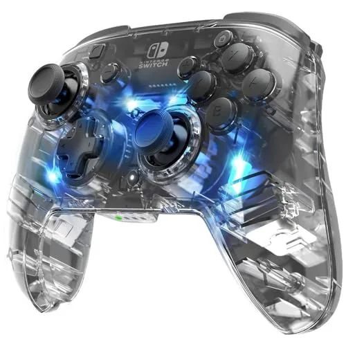 PDP Afterglow Noir Transparent Manette Switch - vue 6