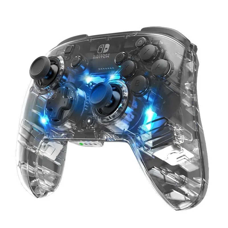 PDP Afterglow Noir Transparent Manette Switch
