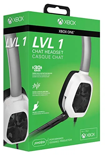PDP LVL 1 Camo Blanc casque filaire Xbox One