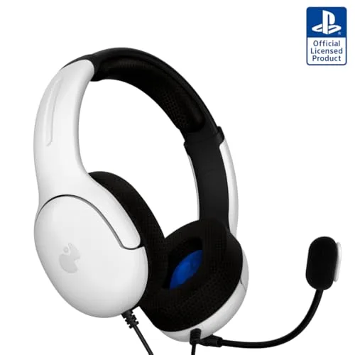 PDP LVL40 Casque gaming filaire Blanc PS4 PS5