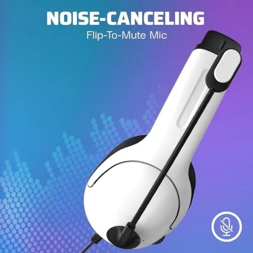 PDP - Casque gaming filaire LVL40 pour PS4 et PS5 - Blanc - vue 4