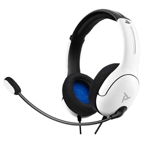 PDP - Casque gaming filaire LVL40 pour PS4 et PS5 - Blanc - vue 7