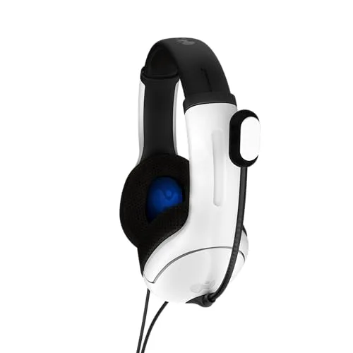 PDP - Casque gaming filaire LVL40 pour PS4 et PS5 - Blanc - vue 9
