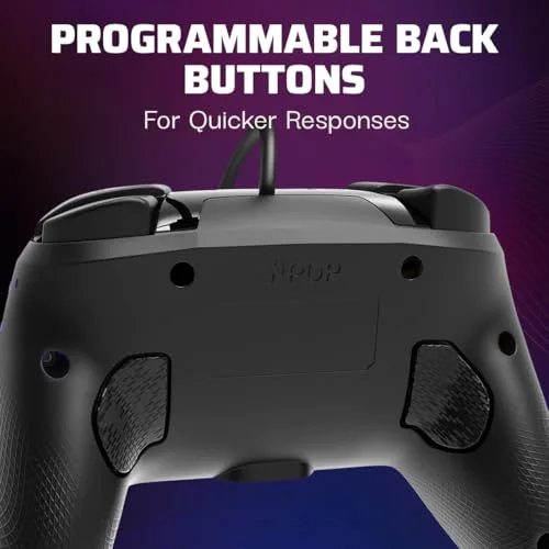 PDP Nintendo Switch Afterglow Wave Manette Filaire Noir - vue 4