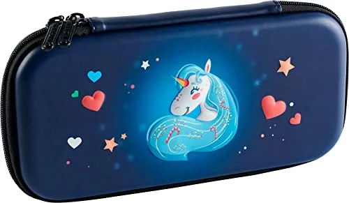 BigBen Pochette de transport rigide Licorne Switch Lite