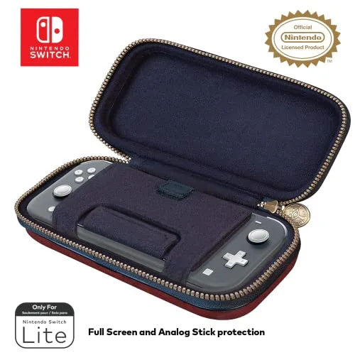 Pochette de transport - BigBen - Zelda Breath of the Wild - Marron - Nintendo Switch Lite - Deluxe - vue 4