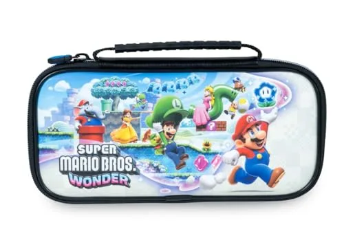 Pochette de transport et de protection officielle Nintendo™ Super Mario Wonder pour Nintendo Switch™ compatible Lite et - vue 2