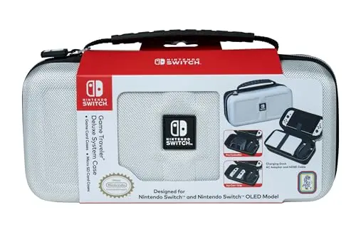 NACON Gamebag Pochette de transport rigide Blanc Nintendo Switch