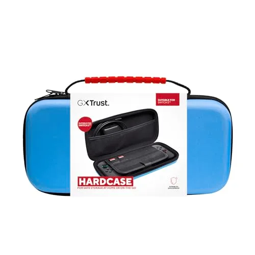 Pochette pour Nintendo Switch 2 - TRUST - GXT 1251B - Antichoc - Espace pour 4 Joy-Cons - Bleu - vue 9