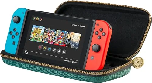 Pochette rigide - NACON - Zelda verte - Protection console - Compatible Nintendo Switch - Support réglable - vue 3