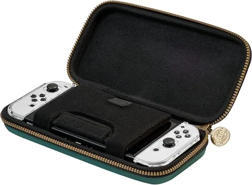 Pochette rigide - NACON - Zelda verte - Protection console - Compatible Nintendo Switch - Support réglable - vue 5