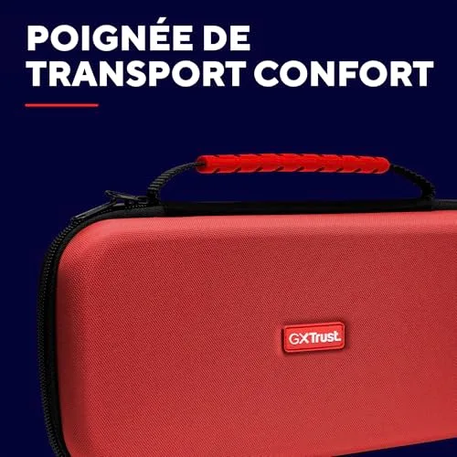 Pochette - TRUST - GXT 1251RB - Antichoc - Espace pour 4 Joy-Cons - Rouge/Bleu - vue 3