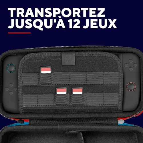 Pochette XL - TRUST - GXT 1252 - Antichoc - Espace pour 4 Joy-Cons - 12 Jeux - Noir - vue 4