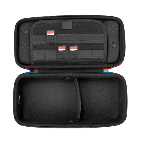 Pochette XL - TRUST - GXT 1252 - Antichoc - Espace pour 4 Joy-Cons - 12 Jeux - Noir - vue 6
