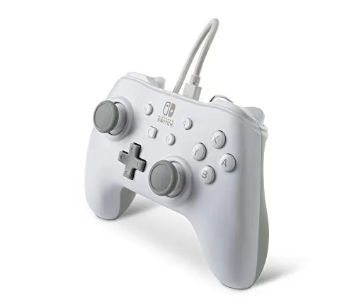 Power A Manette Filaire Blanc Mat Nintendo Switch - vue 4